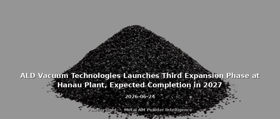ALD Vacuum Technologies Launches Third Expansion Phase at Hanau Plant, Expected Completion in 2027