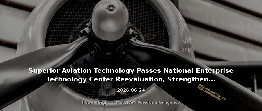 Superior Aviation Technology Passes National Enterprise Technology Center Reevaluation, Strengthening Cold Spray Technology Barriers