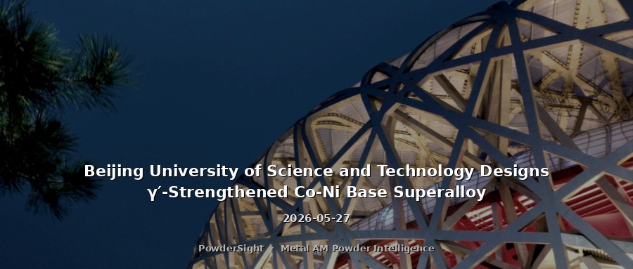 Beijing University of Science and Technology Designs γ′-Strengthened Co-Ni Base Superalloy