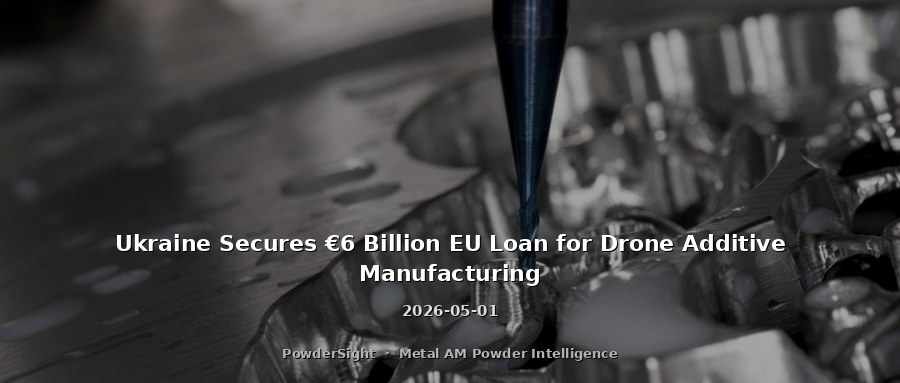 Ukraine Secures €6 Billion EU Loan for Drone Additive Manufacturing