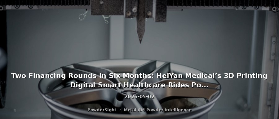 Two Financing Rounds in Six Months: HeiYan Medical’s 3D Printing Digital Smart Healthcare Rides Policy Tailwinds