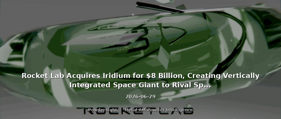 Rocket Lab Acquires Iridium for $8 Billion, Creating Vertically Integrated Space Giant to Rival SpaceX