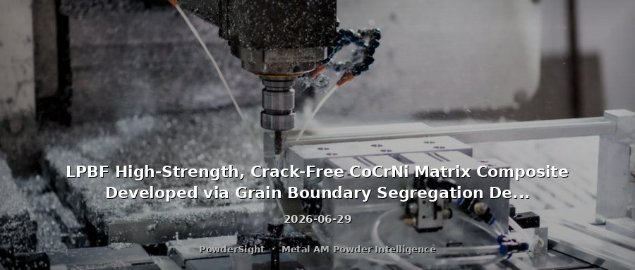 LPBF High-Strength, Crack-Free CoCrNi Matrix Composite Developed via Grain Boundary Segregation Design at University of South China