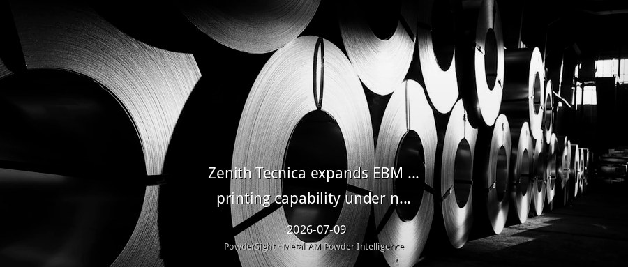 Zenith Tecnica被前波音与亚马逊高管收购，新增两台EBM系统并搬迁至更大厂区