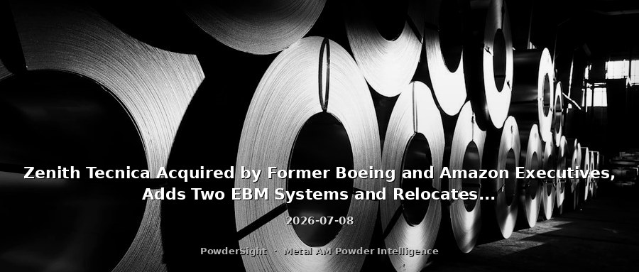 Zenith Tecnica Acquired by Former Boeing and Amazon Executives, Adds Two EBM Systems and Relocates to Larger Facility