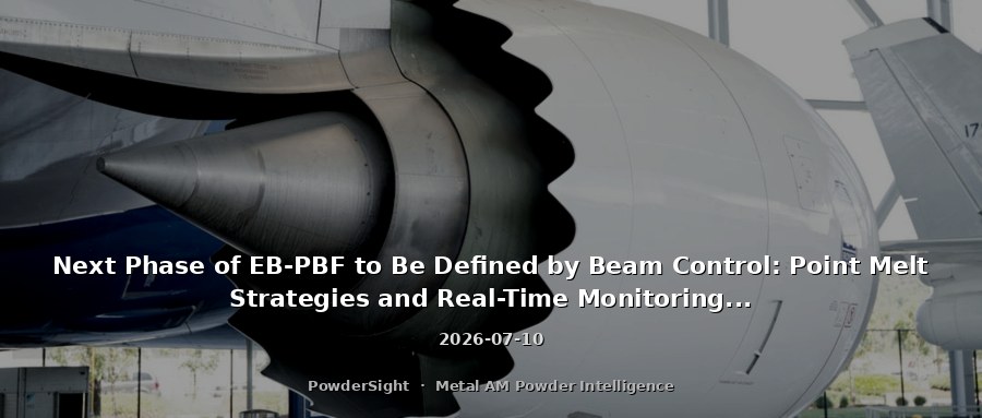 Next Phase of EB-PBF to Be Defined by Beam Control: Point Melt Strategies and Real-Time Monitoring Reshape Electron Beam Additive Manufacturing
