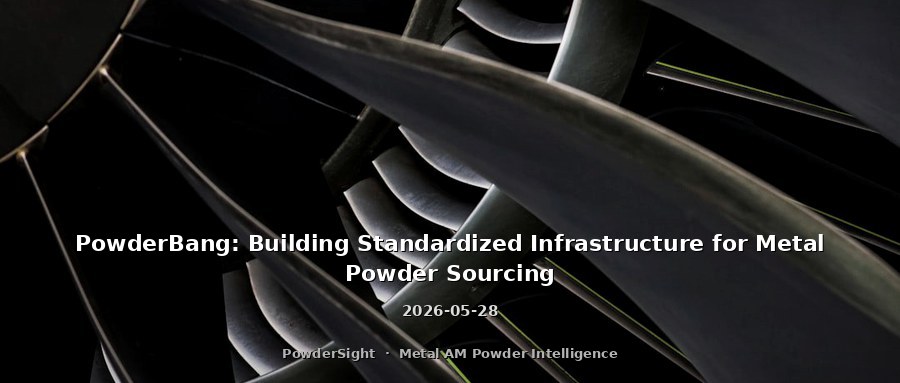 PowderBang: Building Standardized Infrastructure for Metal Powder Sourcing