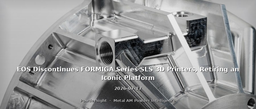 EOS Discontinues FORMIGA Series SLS 3D Printers, Retiring an Iconic Platform
