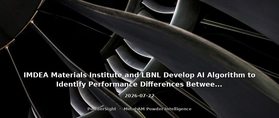 IMDEA Materials Institute and LBNL Develop AI Algorithm to Identify Performance Differences Between Identical Model 3D Printers