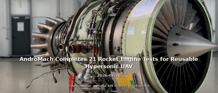 AndroMach Completes 21 Rocket Engine Tests for Reusable Hypersonic UAV