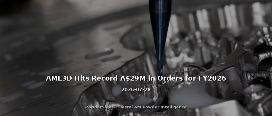 AML3D Hits Record A$29M in Orders for FY2026