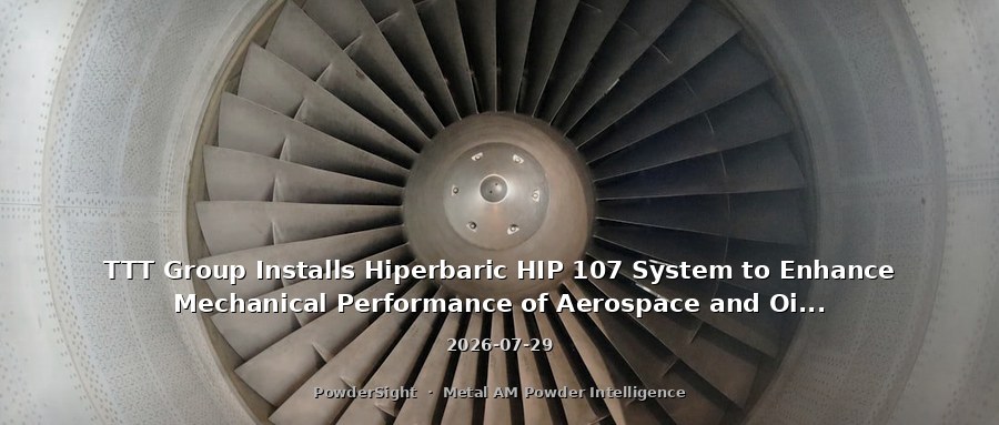 TTT Group Installs Hiperbaric HIP 107 System to Enhance Mechanical Performance of Aerospace and Oil & Gas Components
