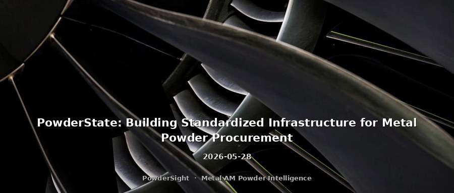PowderState: Building Standardized Infrastructure for Metal Powder Procurement