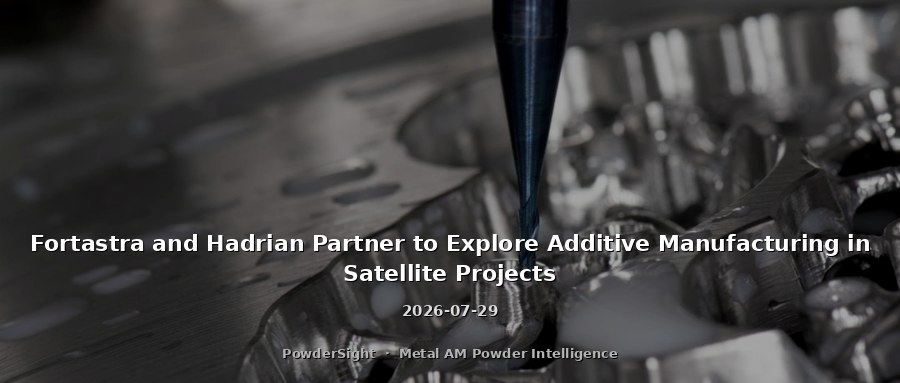 Fortastra and Hadrian Partner to Explore Additive Manufacturing in Satellite Projects
