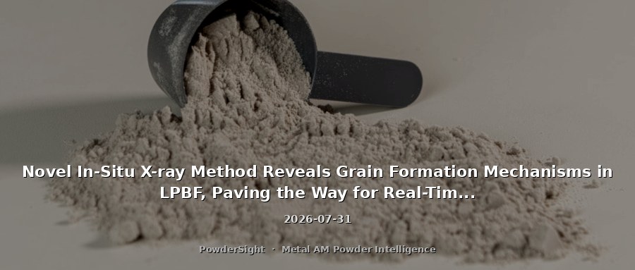 Novel In-Situ X-ray Method Reveals Grain Formation Mechanisms in LPBF, Paving the Way for Real-Time Control