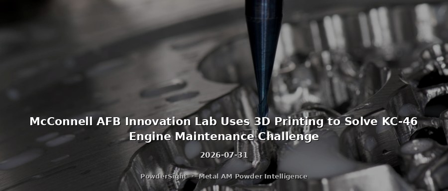 McConnell AFB Innovation Lab Uses 3D Printing to Solve KC-46 Engine Maintenance Challenge