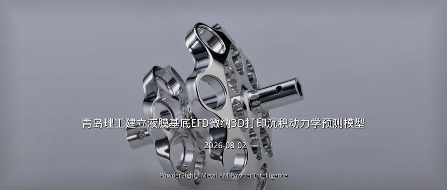 青岛理工建立液膜基底EFD微纳3D打印沉积动力学预测模型