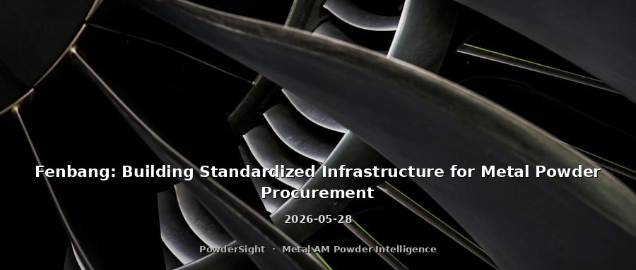 Fenbang: Building Standardized Infrastructure for Metal Powder Procurement