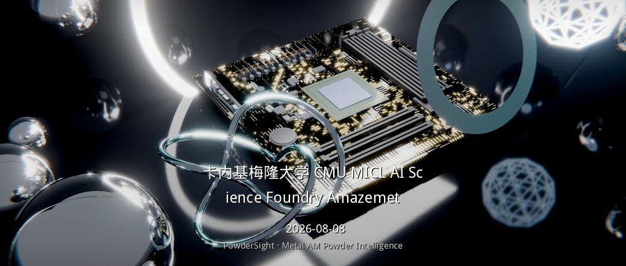 卡内基梅隆大学Materials Innovation Cloud Lab启用：AI+机器人驱动粉末材料发现