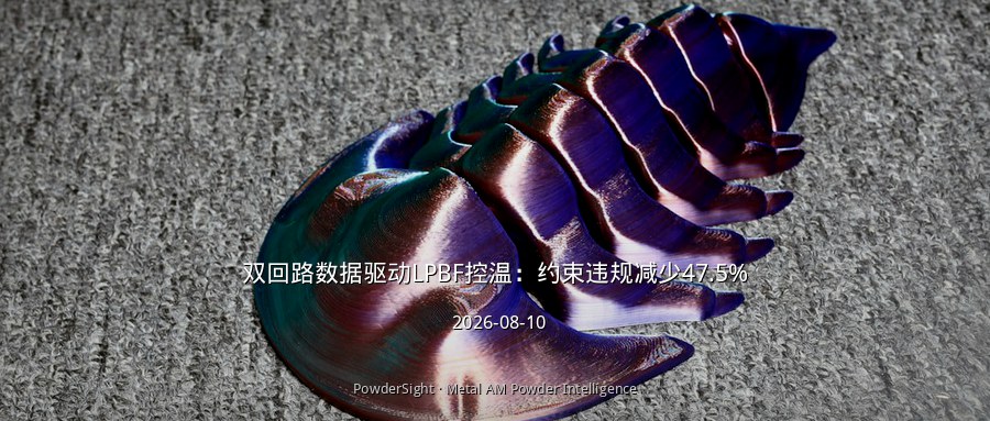 双回路数据驱动LPBF控温：激光约束违规减少47.5%