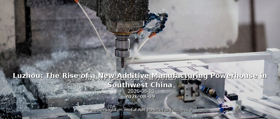 Luzhou: The Rise of a New Additive Manufacturing Powerhouse in Southwest China