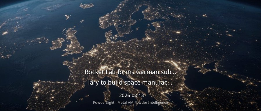 Rocket Lab成立德国子公司，打造欧洲太空制造中心