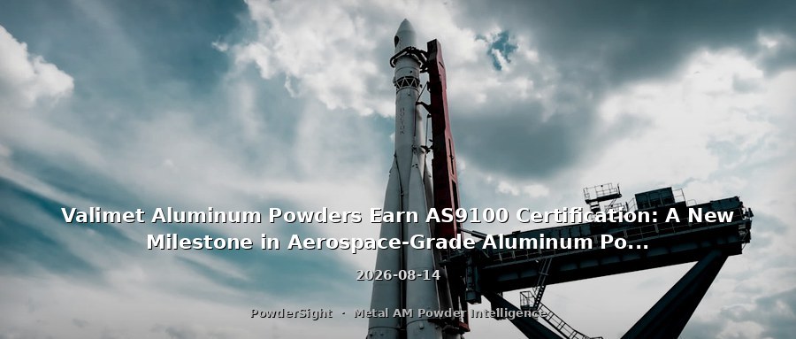 Valimet Aluminum Powders Earn AS9100 Certification: A New Milestone in Aerospace-Grade Aluminum Powder Production
