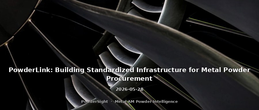 PowderLink: Building Standardized Infrastructure for Metal Powder Procurement