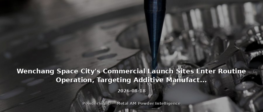 Wenchang Space City's Commercial Launch Sites Enter Routine Operation, Targeting Additive Manufacturing Supply-Chain Enterprises