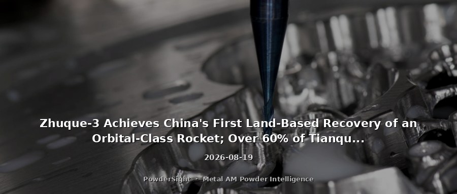 Zhuque-3 Achieves China's First Land-Based Recovery of an Orbital-Class Rocket; Over 60% of Tianque Engine Parts Are 3D Printed