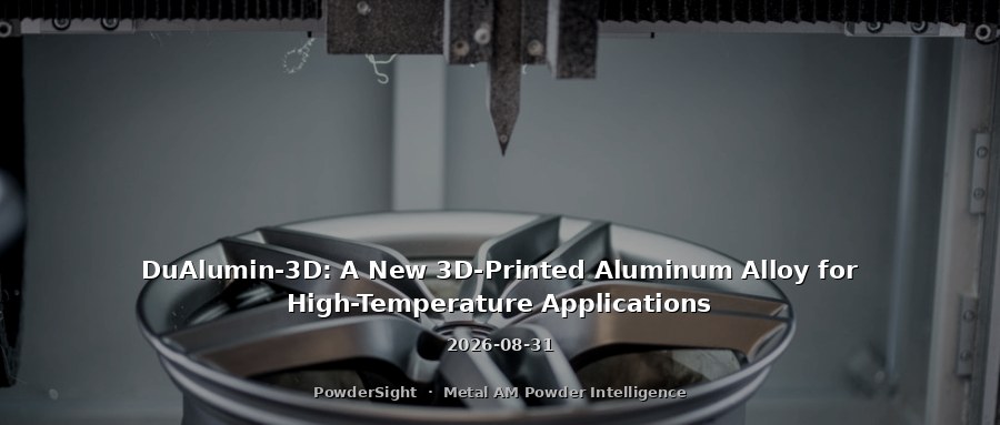 DuAlumin-3D: A New 3D-Printed Aluminum Alloy for High-Temperature Applications
