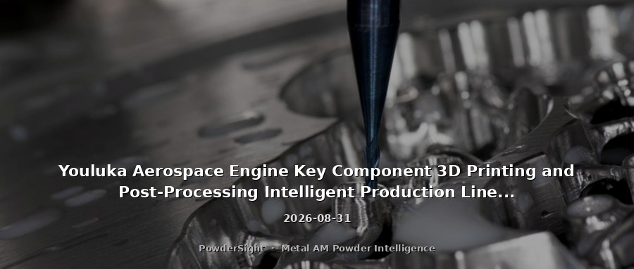 Youluka Aerospace Engine Key Component 3D Printing and Post-Processing Intelligent Production Line Passes Environmental Review Publicity