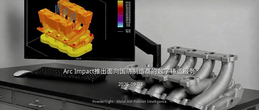 Arc Impact推出面向国防制造商的数字铸造服务