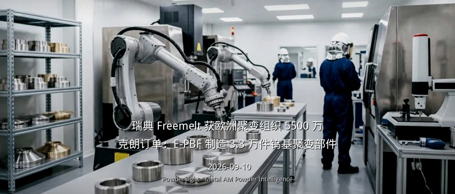 瑞典 Freemelt 获欧洲聚变组织 5500 万克朗订单：E-PBF 制造 3.3 万件钨基聚变部件