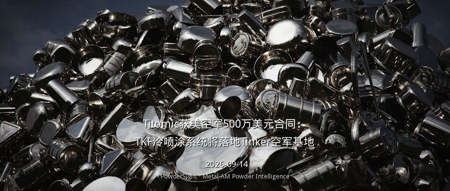 Titomic获美空军500万美元合同：TKF冷喷涂系统将落地Tinker空军基地