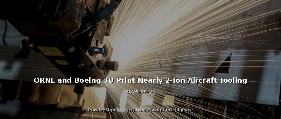 ORNL and Boeing 3D Print Nearly 2-Ton Aircraft Tooling