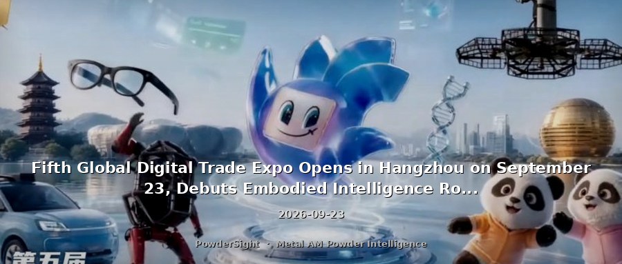 Fifth Global Digital Trade Expo Opens in Hangzhou on September 23, Debuts Embodied Intelligence Robot Challenge