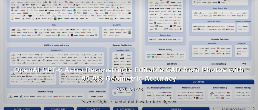 OpenAI GPT-6 Astra Reconstructs Editable CAD from Photos with 95.9% Geometric Accuracy