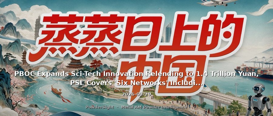 PBOC Expands Sci-Tech Innovation Relending to 1.4 Trillion Yuan, PSL Covers 'Six Networks' Including Computing Power Network: Industrial Mother Machines (Including Additive Manufacturing Equipment) Listed for Full-Chain Breakthroughs