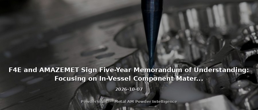 F4E and AMAZEMET Sign Five-Year Memorandum of Understanding: Focusing on In-Vessel Component Materials and Joining Technologies for Fusion Reactors