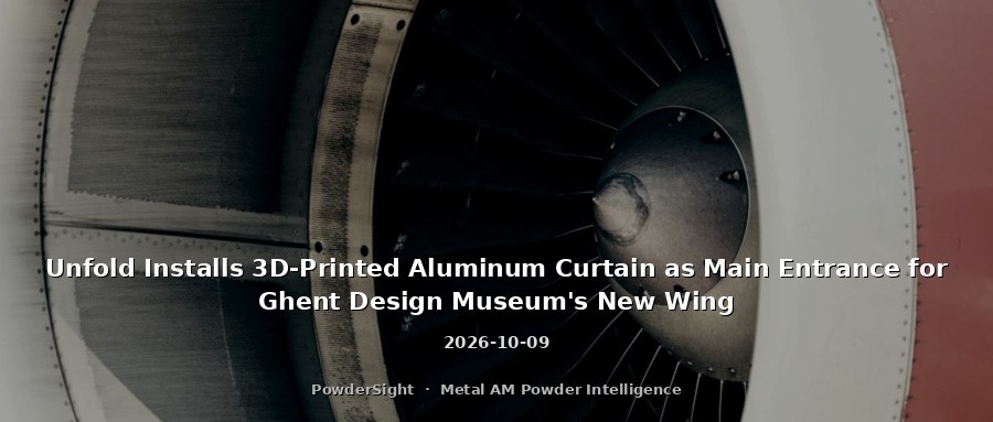 Unfold Installs 3D-Printed Aluminum Curtain as Main Entrance for Ghent Design Museum's New Wing