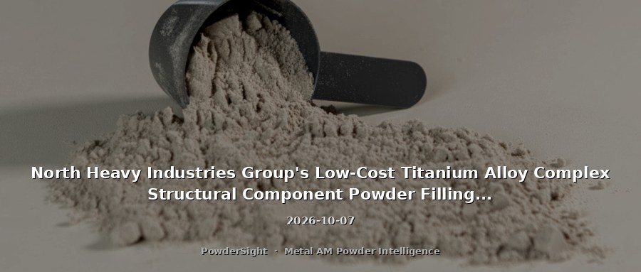 North Heavy Industries Group's Low-Cost Titanium Alloy Complex Structural Component Powder Filling Technology Passes Acceptance by Inner Mongolia Science and Technology Department, Component Costs Reduced by Over 30%