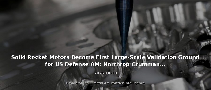Solid Rocket Motors Become First Large-Scale Validation Ground for US Defense AM: Northrop Grumman Invests Over $2 Billion, Ursa Major Wins $137 Million Navy Contract