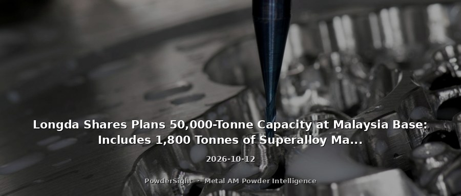 Longda Shares Plans 50,000-Tonne Capacity at Malaysia Base: Includes 1,800 Tonnes of Superalloy Master Alloy, Production to Begin by End of 2026