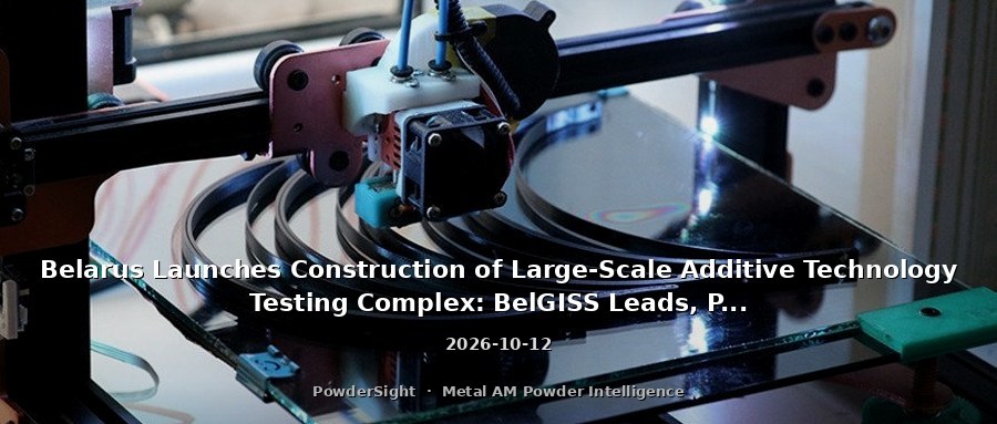 Belarus Launches Construction of Large-Scale Additive Technology Testing Complex: BelGISS Leads, Partners with Rosatom Additive Center