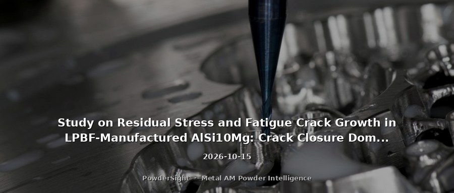 Study on Residual Stress and Fatigue Crack Growth in LPBF-Manufactured AlSi10Mg: Crack Closure Dominates Performance Differences