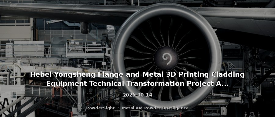 Hebei Yongsheng Flange and Metal 3D Printing Cladding Equipment Technical Transformation Project Approved for Filing