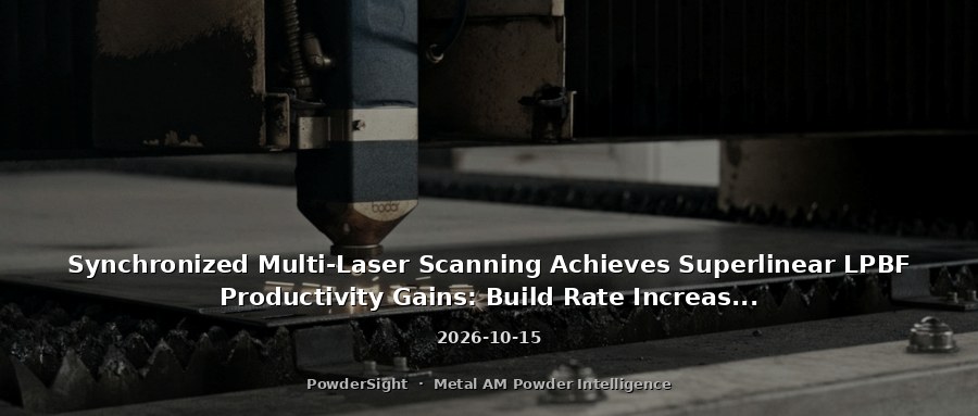 Synchronized Multi-Laser Scanning Achieves Superlinear LPBF Productivity Gains: Build Rate Increased by Up to 2.32x