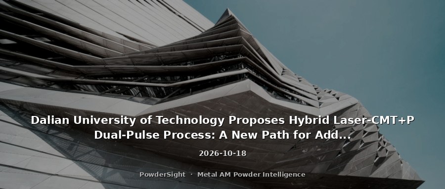 Dalian University of Technology Proposes Hybrid Laser-CMT+P Dual-Pulse Process: A New Path for Additive Manufacturing of Large 316L Components