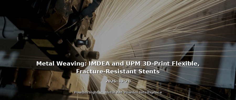 Metal Weaving: IMDEA and UPM 3D-Print Flexible, Fracture-Resistant Stents